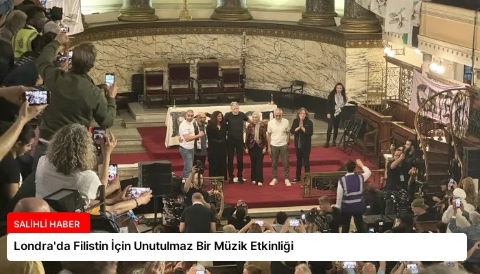Londra’da Filistin İçin Unutulmaz Bir Müzik Etkinliği