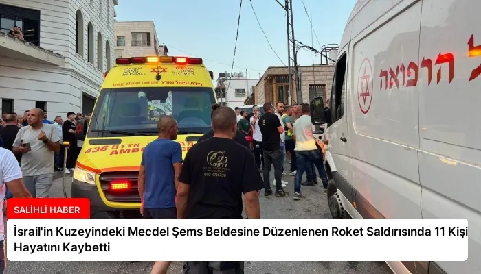 İsrail’in Kuzeyindeki Mecdel Şems Beldesine Düzenlenen Roket Saldırısında 11 Kişi Hayatını Kaybetti