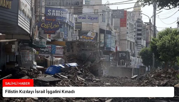 Filistin Kızılayı İsrail İşgalini Kınadı