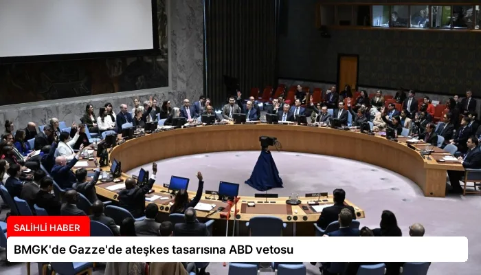 BMGK’de Gazze’de ateşkes tasarısına ABD vetosu