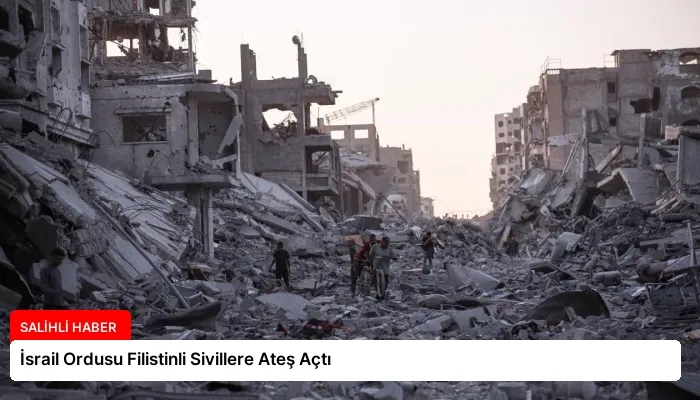 İsrail Ordusu Filistinli Sivillere Ateş Açtı