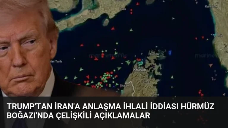 Trump’tan İran’a Anlaşma İhlali İddiası Hürmüz Boğazı’nda Çelişkili Açıklamalar