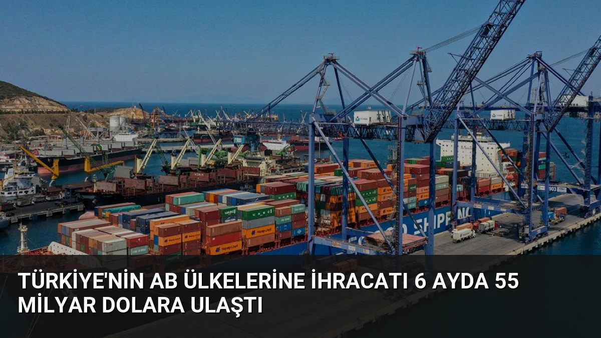 Türkiye’nin AB Ülkelerine İhracatı 6 Ayda 55 Milyar Dolara Ulaştı