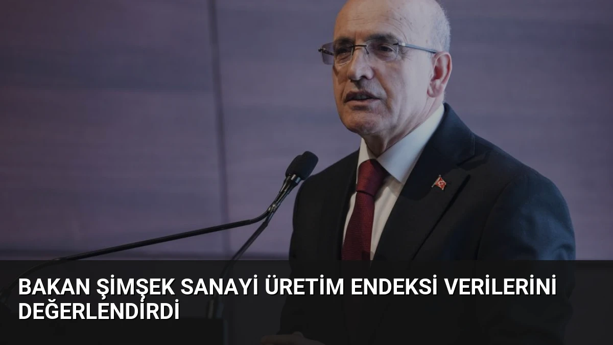 Bakan Şimşek Sanayi Üretim Endeksi Verilerini Değerlendirdi
