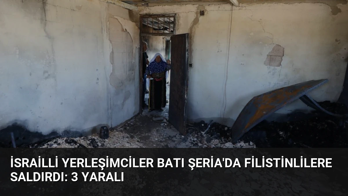 İsrailli Yerleşimciler Batı Şeria’da Filistinlilere Saldırdı: 3 Yaralı