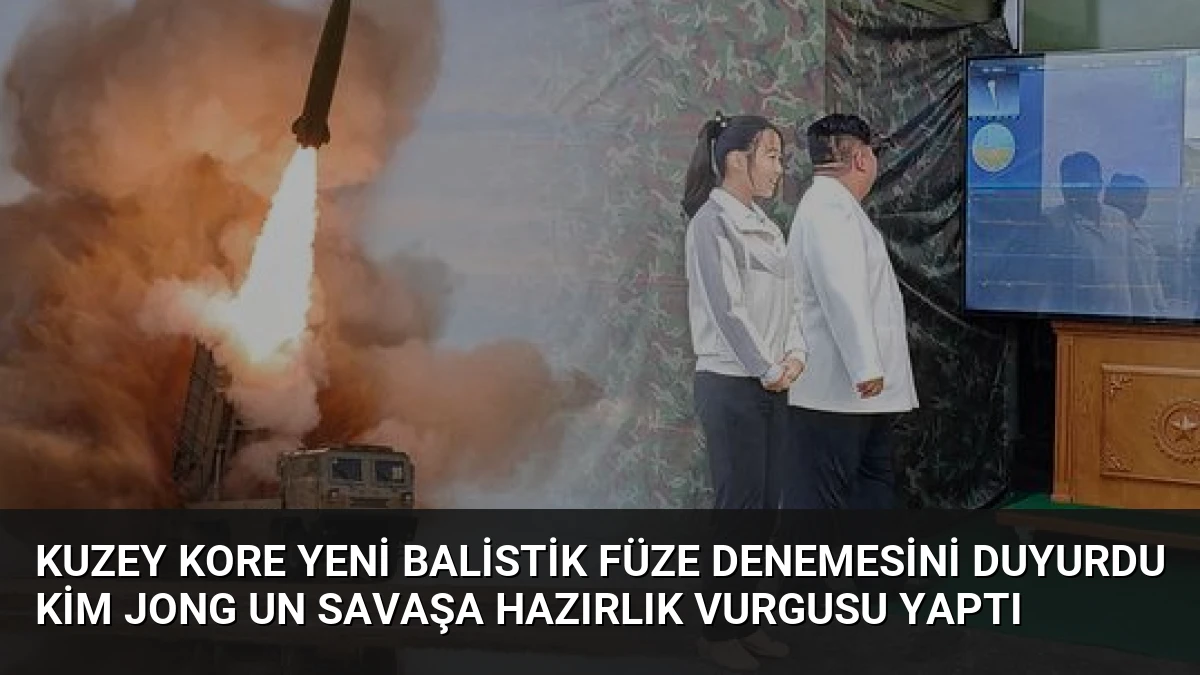 Kuzey Kore Yeni Balistik Füze Denemesini Duyurdu Kim Jong Un Savaşa Hazırlık Vurgusu Yaptı