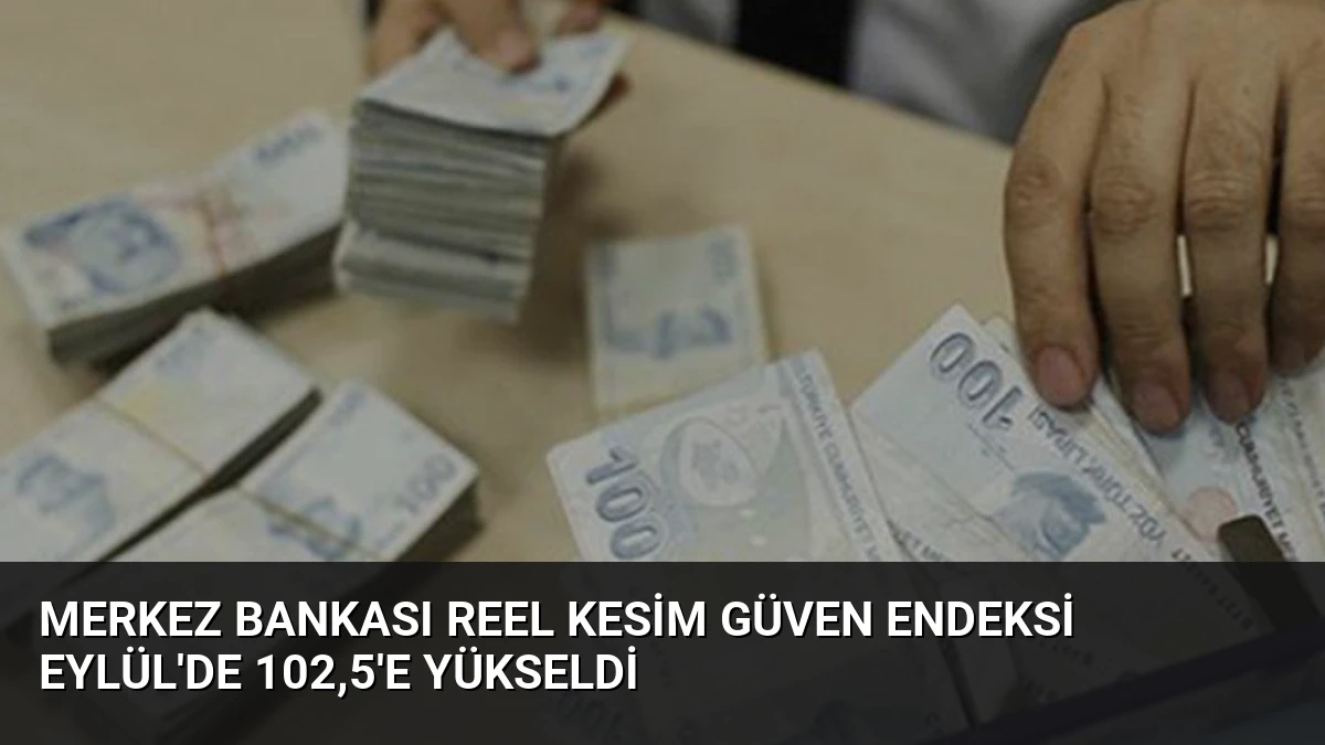 Merkez Bankası Reel Kesim Güven Endeksi Eylül’de 102,5’e Yükseldi