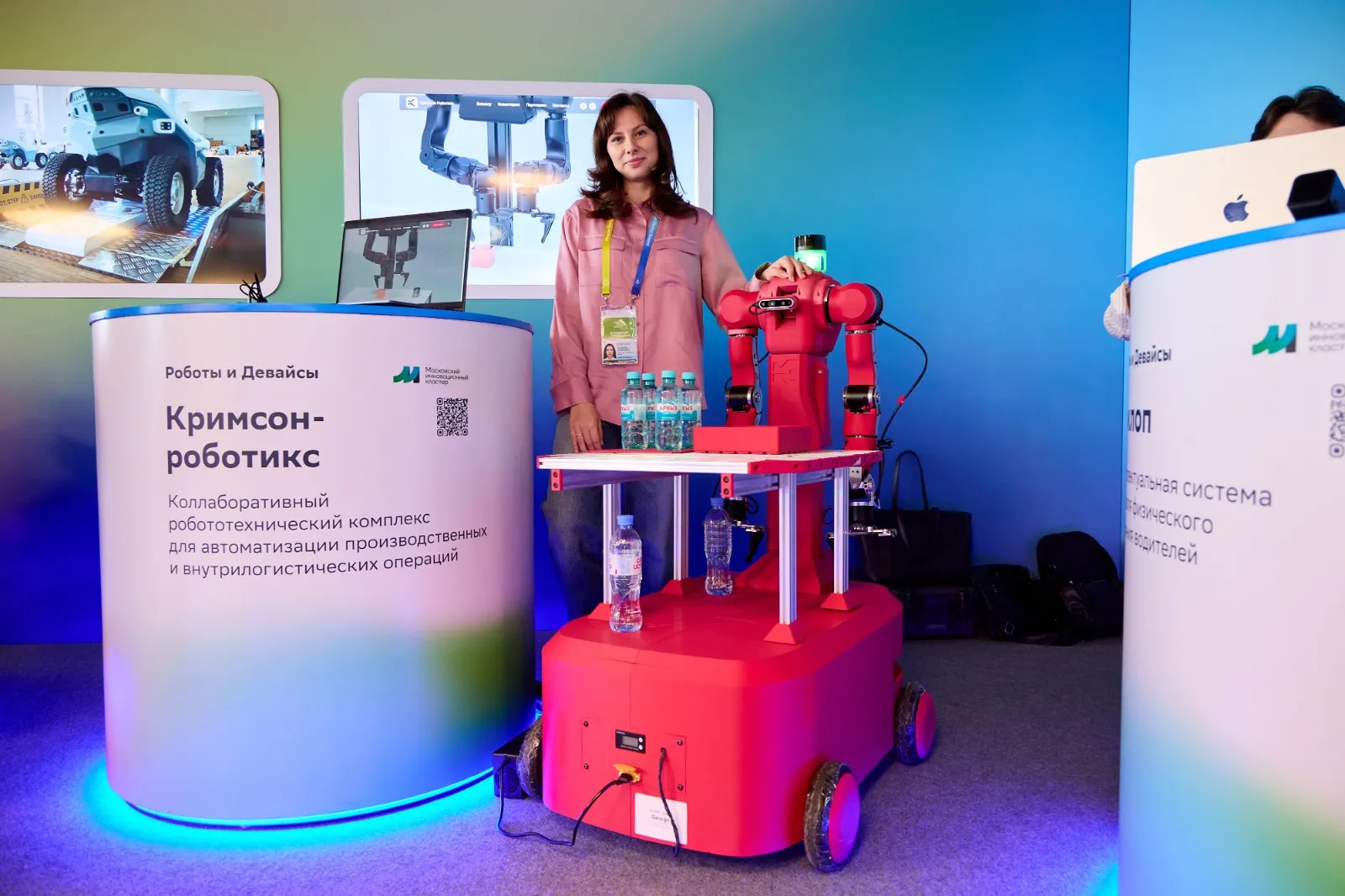 Temizlik robotları Rus Havalimanı ve AVM’lerinde göreve başladı